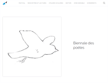 Tablet Screenshot of biennaledespoetes.fr